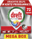 Dreft platinum plus vaatwastabletten citroen - anti-dofheidstechnologie - 72 stuks