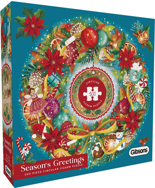 Gibsons - farmer christmas (door marcello corti) - 500xl stukjes 49×49cm (b×h) - legpuzzel voor volwassenen