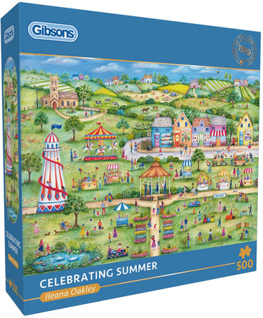 Gibsons - celebrating summer (door ileana oakley) - 500 stukjes 48×34cm (b×h) - legpuzzel voor volwassenen