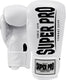 Super pro combat gear champ (kick)bokshandschoenen wit zwart 10oz