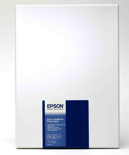 Epson traditional photo paper. din a4. 330g m*2. 25 sheets