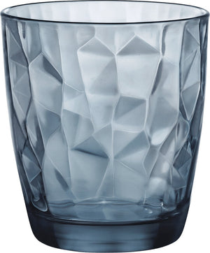 Bormioli rocco diamond tumbler 30 cl blauw - 1 stuk(s) - los glas