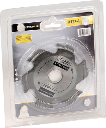 Powerplus cirkelzaagblad powx131a - ø 100x22mm – 6 tanden – tot 22 mm diep – zacht en hart hout - geschikt voor powx131 lamellenfrees