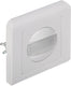 Orno pir bewegingsmelder inbouw - bewegingssensor met 160 ° detectie - bewegingsdetector voor wand inbouw - ip20 - tweedraads - 60mm inbouw - wit