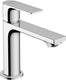 Hansgrohe rebris e - wastafelmengkraan - ééngreeps bediening - coolstart energiebesparend - ecosmart+ waterbesparend - met trekwaste - 110mm maat - chroom