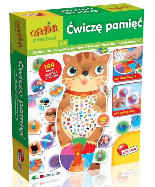 Lisciani carotina ćwiczę pamięć