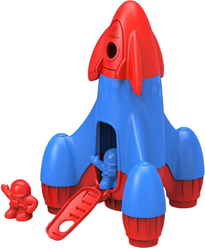 Load image into Gallery viewer, Green toys rocket - blauwe raket voor binnen en buiten
