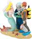 Aqua della scuba wedding 12x10,5x12cm meerkleurig
