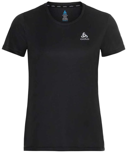 Odlo essential flyer hardloopshirt - vrouwen - zwart - m