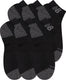 New balance active low cut socks 6 pack unisex sportsokken - black