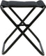 Travellife barletta campingkruk zwart - ventilerend en sneldrogend 2d mesh - inclusief inklapbeveiliging