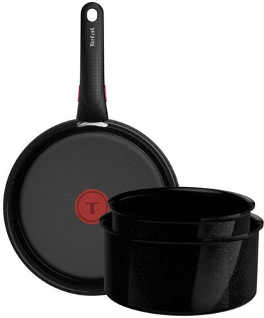 Tefal ingenio excellence ceram - pannenset - 4-delig - fusion core - inclusief handgreep - keramisch - pfas vrij