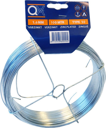 Gebu qx binddraad nr12 verzinkt - 50mx1.8mm
