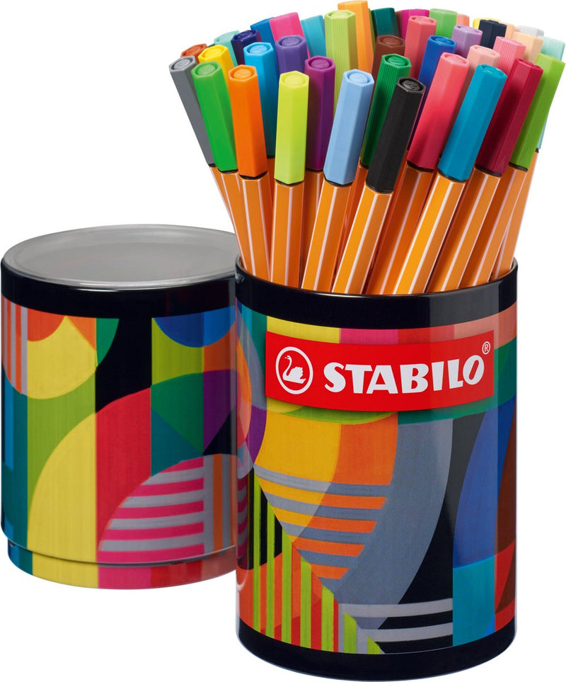 Load image into Gallery viewer, Stabilo point 88 arty fineliners in metalen rond etui - 45dlg.
