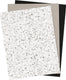 Creativ company creotime leerpapier wit bruin zwart 3 stuks