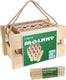 Tactic mölkky tournament set – vang- en werpspel - origineel fins houten werpspel in luxe houten draagkist – duurzaam berkenhout – met gratis score-app - inclusief mölkkaari werpboog