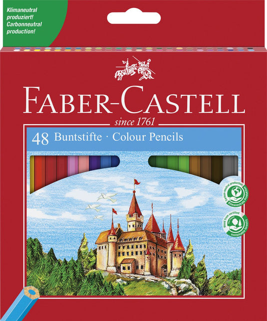 Faber-castell kleurpotloden - castle - 48 stuks - fc-120148