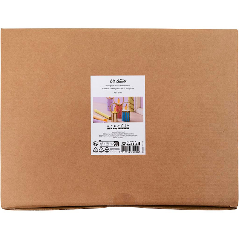 Afbeelding laden in galerijviewer, Https: www.cchobby.nl bio-sparkles-diverse-kleuren-46x27-ml-1-doos
