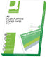 Q-connect kopieerpapier, a3, 80 g, 1 doos met 5 pakken van 500 vel, wit