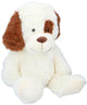 Sunkid pluche hond - 60 cm - zachte knuffel hond groot voor kinderen - bruin
