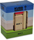 Bex kubb mini – zweeds vikingschaak – tafelmodel decoratief spel – massief rubberhout – koning met rode kroon – vanaf 8 jaar