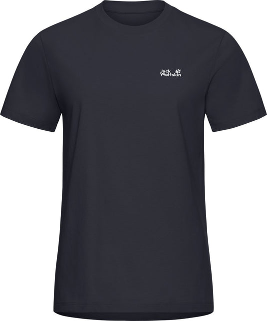 Jack wolfskin essential t w dames outdoorshirt-dark navy