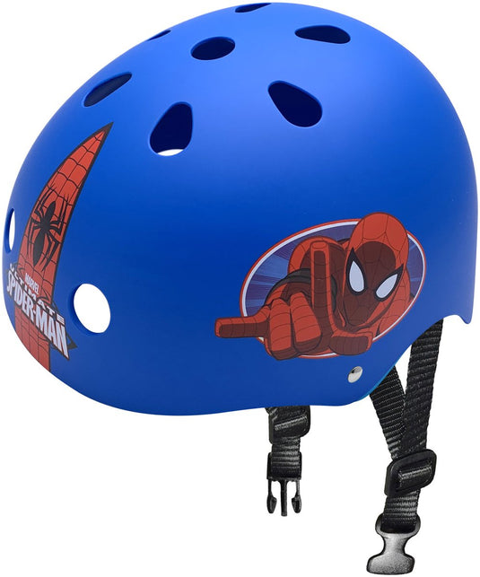 Marvel spider-man skatehelm blauw rood maat 54 60 cm