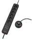Brennenstuhl eco-line comfort switch stekkerdoos 6 voudig anthraciet 2m h05vv-f 3g1,5