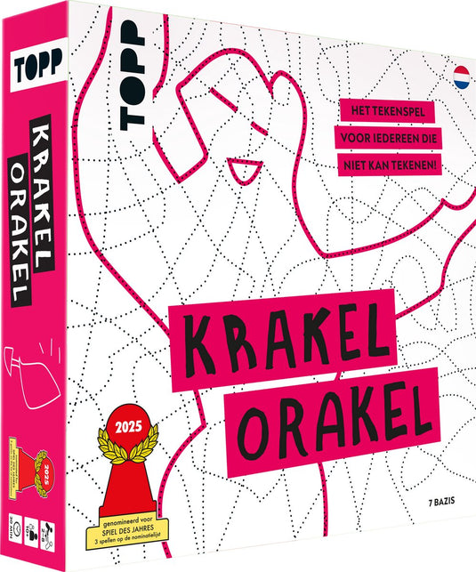 Asmodee gezelschapsspel krakel orakel strategisch familiespel.