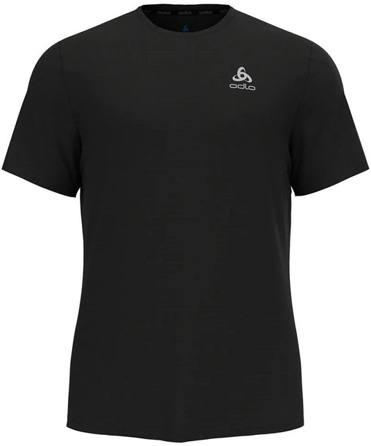 Odlo essential flyer hardloopshirt - mannen - zwart - l