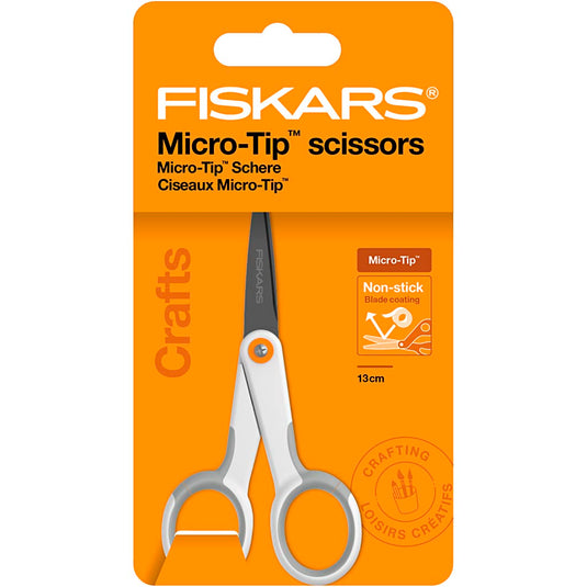 Creativ company fiskars algemene schaar non-stick rechtshandig - 12cm