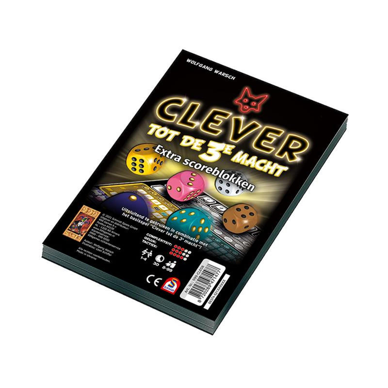 Load image into Gallery viewer, 999Games Scoreblokken Clever tot de 3e Macht, 2st.
