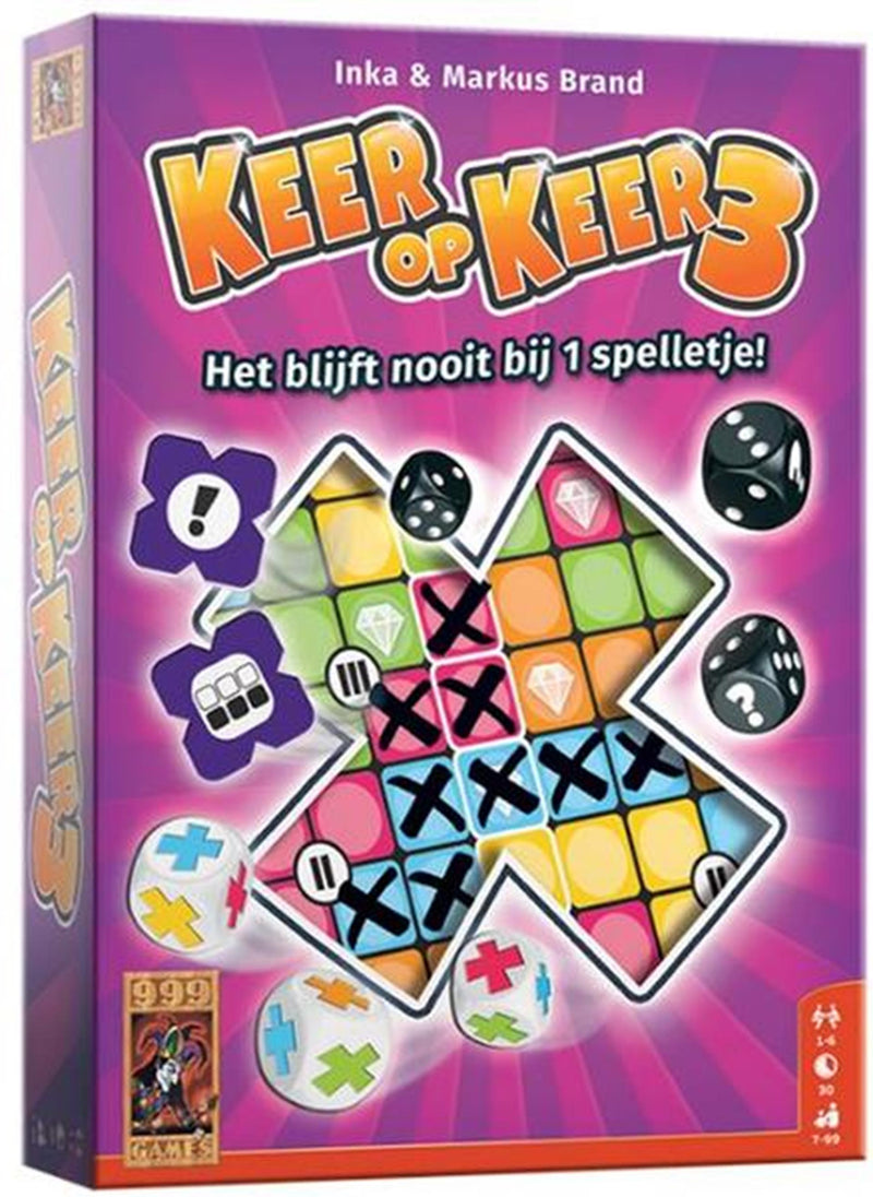 Load image into Gallery viewer, 999games 999 games keer op keer 3 dobbelspel
