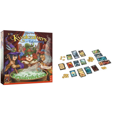 999games 999 games de kwakzalvers van kakelenburg: de kruidenheksen bordspel
