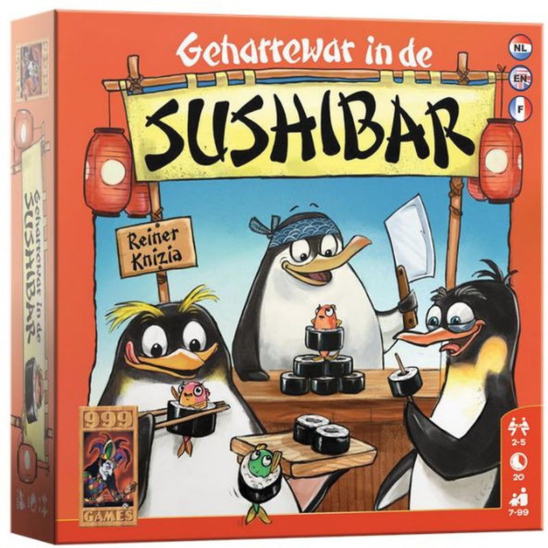 Load image into Gallery viewer, 999games 999 games geharrewar in de sushibar dobbelspel
