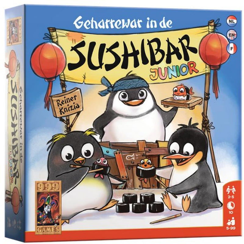 Load image into Gallery viewer, 999games 999 games geharrewar in de sushibar junior dobbelspel
