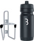 Bbb cycling fueltank - aluminium bidonhouder met bidon - 550ml - wit zwart - racefiets mountainbike - drinkbushouder fiets - bbc-03c