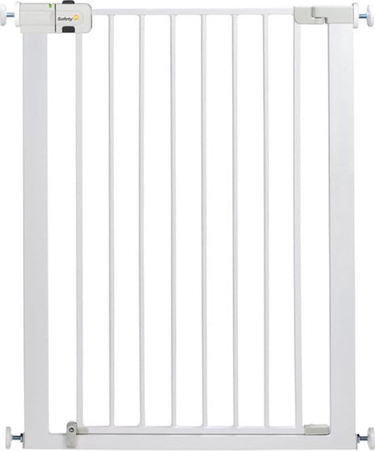Safety 1st easy close traphekje - extra hoog - 73 t m 80 - uitbreidbaar - klembevestiging - metal white