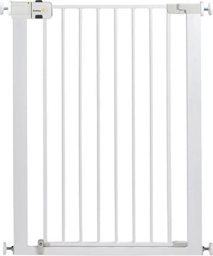 Safety 1st easy close traphekje - extra hoog - 73 t m 80 - uitbreidbaar - klembevestiging - metal white