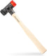 Wiha 832-38 safety kunststof hamer - 30 x 290 mm - zwart oranje