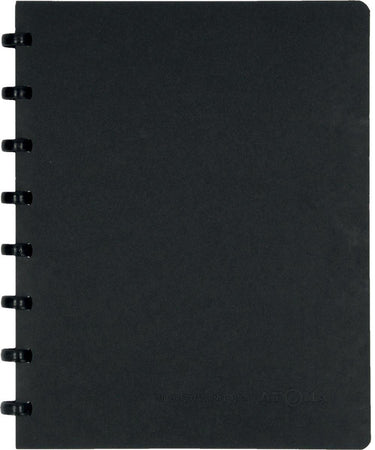 Atoma meetingbook, ft a5, zwart, gelijnd