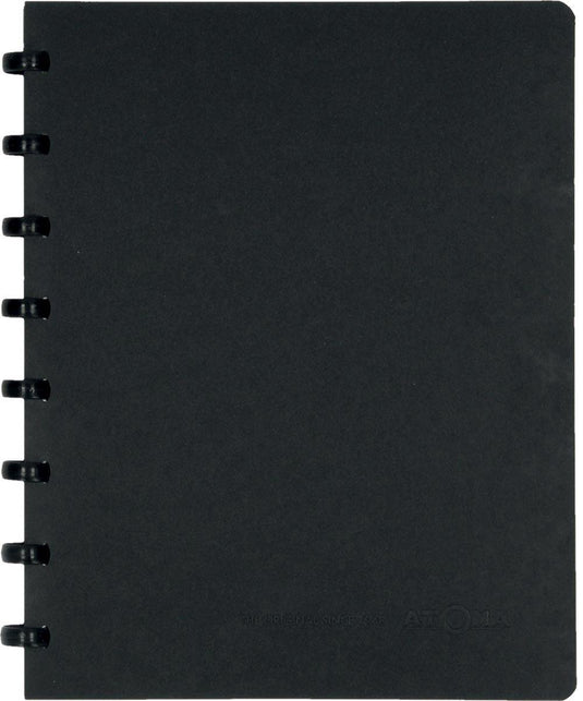 Atoma meetingbook, ft a5, zwart, gelijnd
