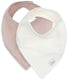 Jollein baby slab bandana - hydrofiel - slabbetjes baby - 2 stuks - wild rose oatmeal