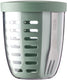 Mepal - ellipse fruit veggie pot - 600 ml - incl. vorkje - nordic sage