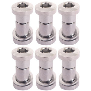 Bofix zadelpenbout inbus 16 mm - chroom (6 stuks)