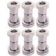 Bofix zadelpenbout inbus 16 mm - chroom (6 stuks)