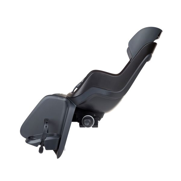 Load image into Gallery viewer, Kinderzitje achter Bobike Go Maxi RS met dragerbevestiging (CFS) en slaapstand - urban zwart
