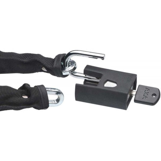 AXA Clinch+ Kettingslot 85cm Zwart - Kwalitatief hoogwaardig fietskettingslot