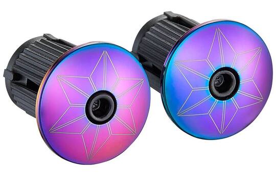 Load image into Gallery viewer, Supacaz - super sticky kush star fade stuurlint zwart oil slick
