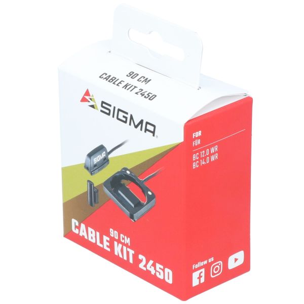 Load image into Gallery viewer, Sigma houder set met kabel en magneet 90 cm 2450 original serie 00544
